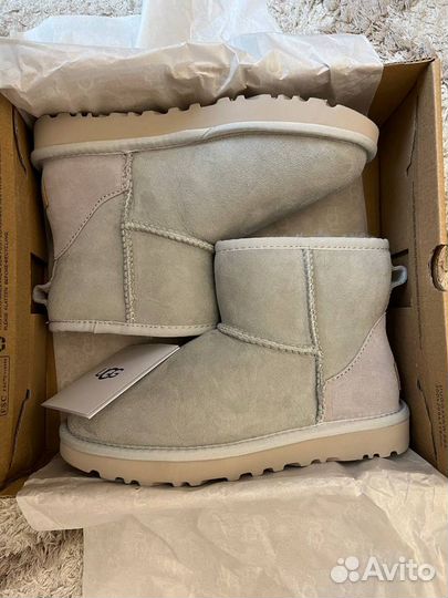 Угги Женские Ugg Classic Mini II Grey-Violet