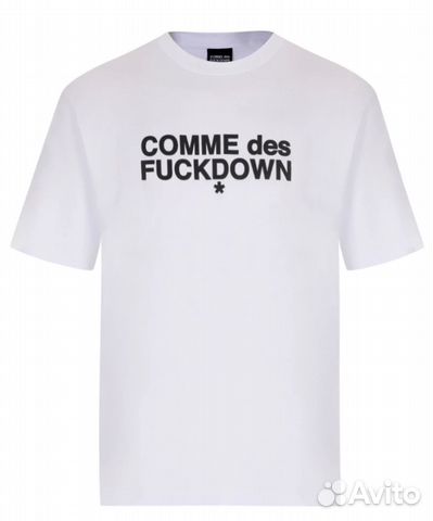 Футболка Comme des fuckdown оригинал купить в Москве | Личные вещи | Авито