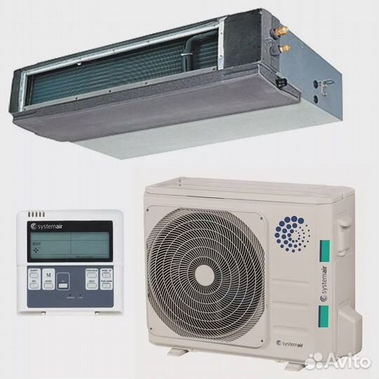 Кондиционер Systemair sysplit duct 24 HP Q N