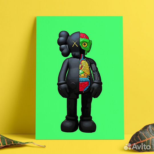 Картина на холсте kaws