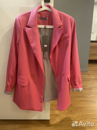 Пиджак искусственная кожа