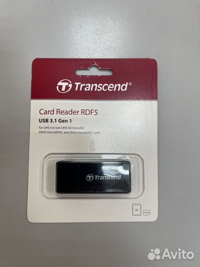 Кард-ридер Transcend TS-RDF5K USB 3.2 Gen1