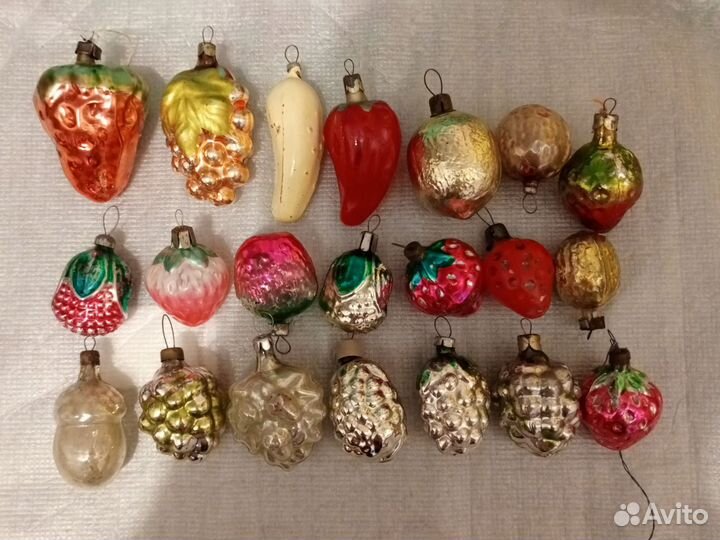 Елочные игрушки из СССР