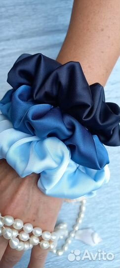 Набор шелковых резинок для волос