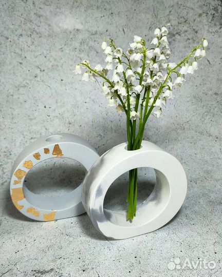 Вазы. Сфинкс. Декор из гипса