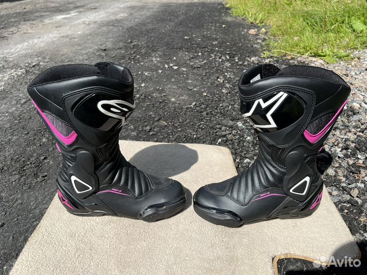 Мотоботы женские 36 alpinestars smx-6 v2