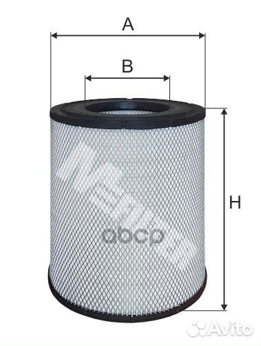 A560 фильтр воздушный H405 D279 d150 Caterpill