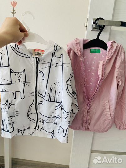 Куртки на девочек