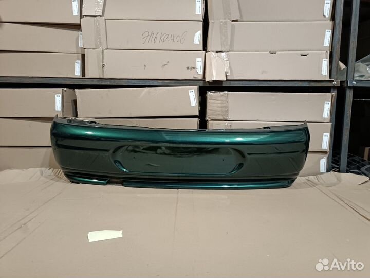 Бампер задний ваз 2110 темно зеленый - амулет