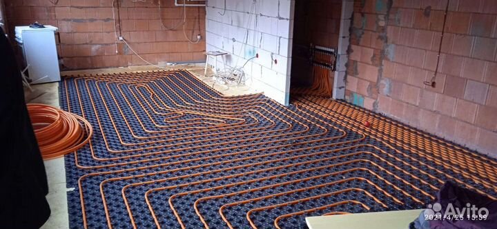 Отопление водоснабжение Теплые полы