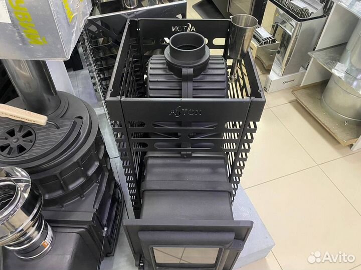 Чугунная печь для бани