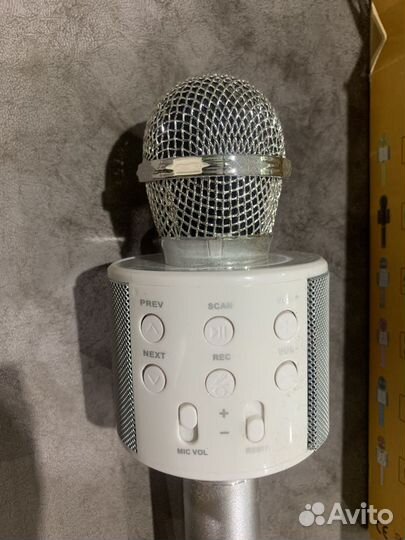 Микрофон беспроводной Bluetooth блютуз с колонкой