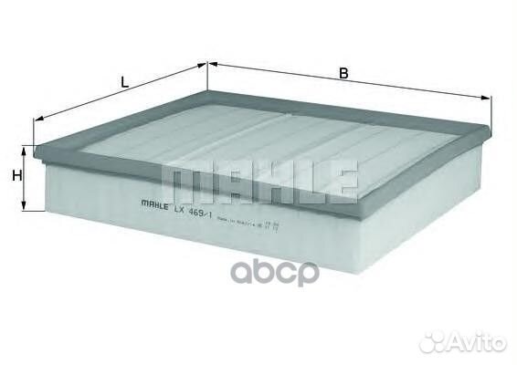 Фильтр воздушный LX4691 Mahle/Knecht