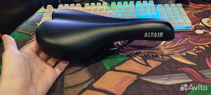 Седло велосипедное, сидушка на велосипед новая)