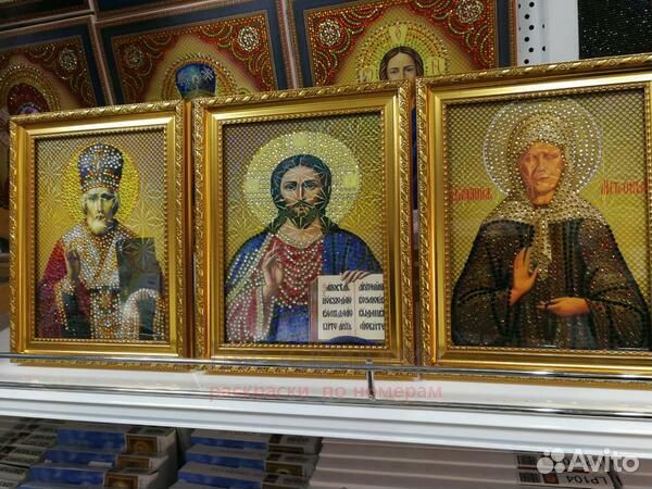 Алмазная мозаика 15x20 Чудотворная икона Божией Ма