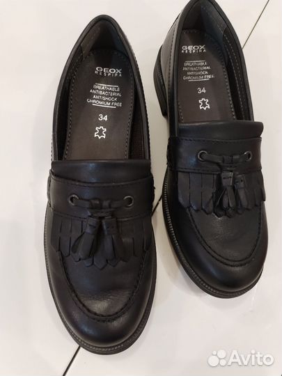 Кожаные мокасины geox