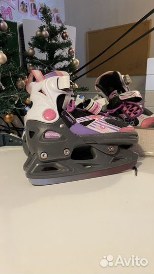 Коньки детские 2 пары