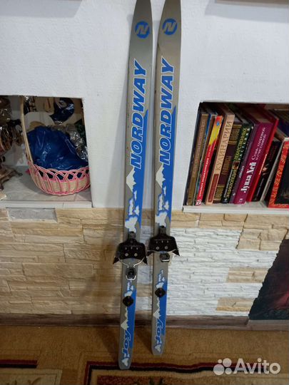 Лыжи беговые детские 120 с ботинками