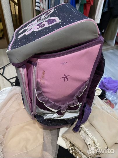 Школьный рюкзак девочки, отдам за шоколадку
