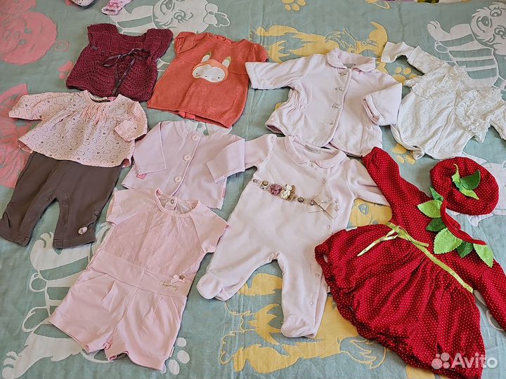 Большой пакет вещей на девочку 52-62