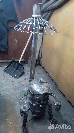 Печка для Казана с трубой