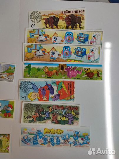 Вкладыши киндер-1