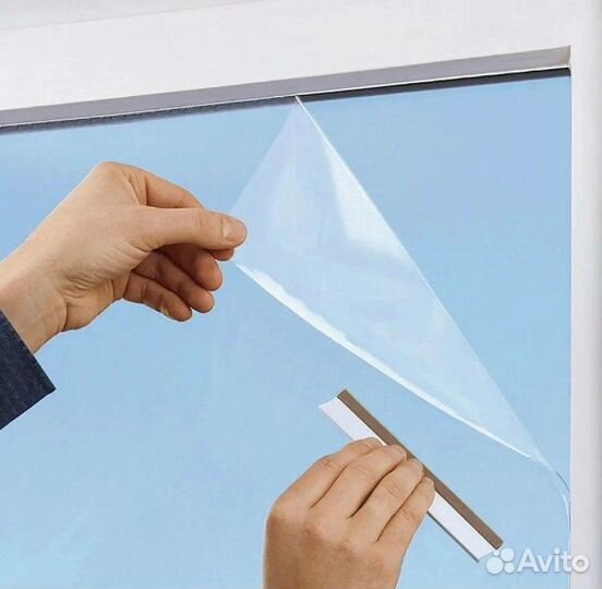 Поклейка бронепленки на окна