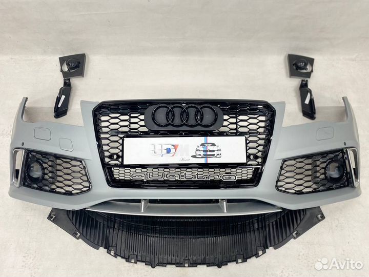 Audi A7 4G rs передний бампер дорест