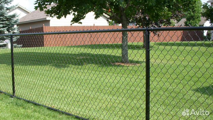 Забор из сетки Рабица