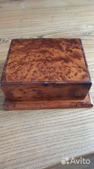 Портсигар деревянный настольный