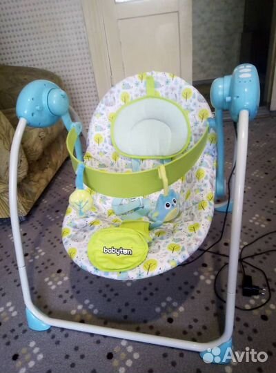 Детские электронные качели для новорожденных