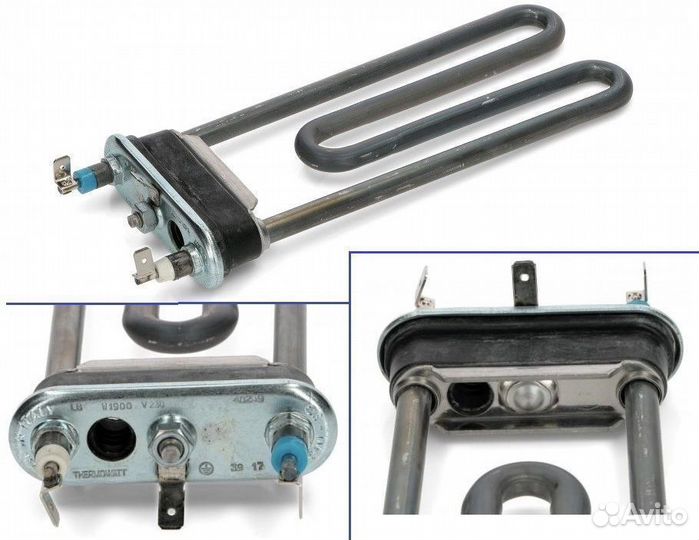 Тэн 1900W (прям.с отв.L180, R12+, M130), 'Therm-t