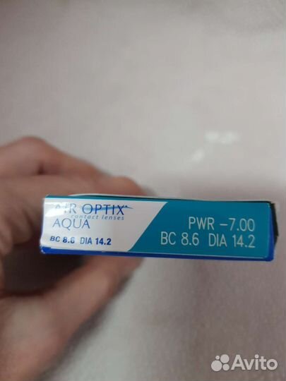 Линзы контактные -7