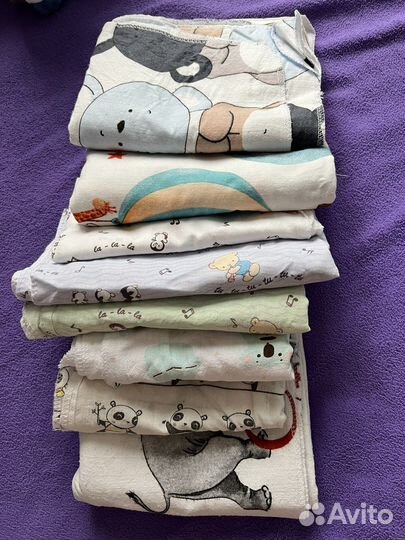 Пеленки фланелевые и ситцевые