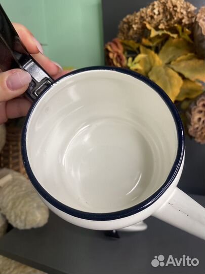 Заварочный чайник эмалированный