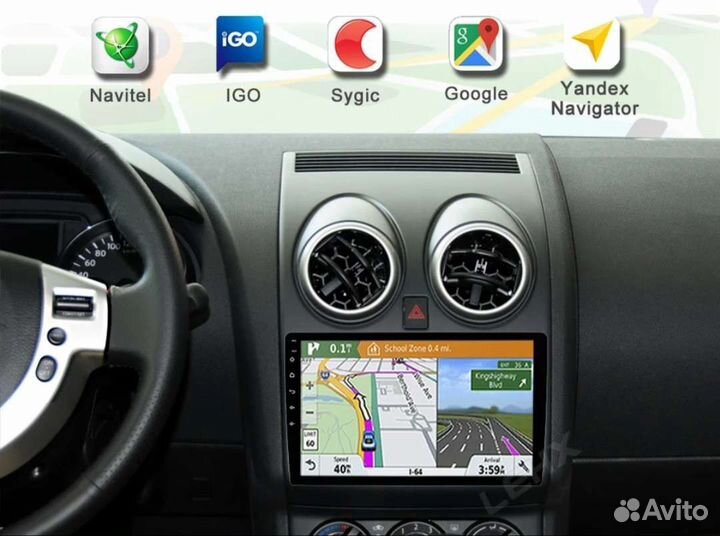 Магнитола для Nissan Qashqai 2010-2016