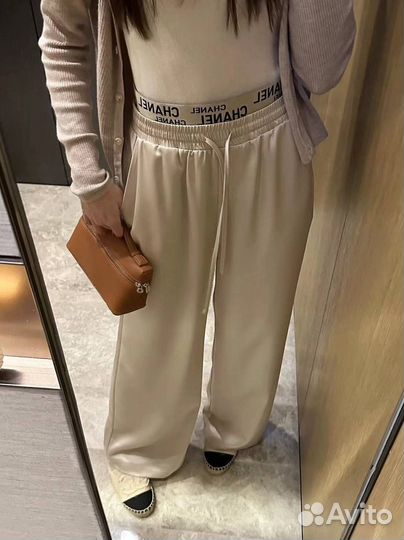 Атласные Брюки Chanel