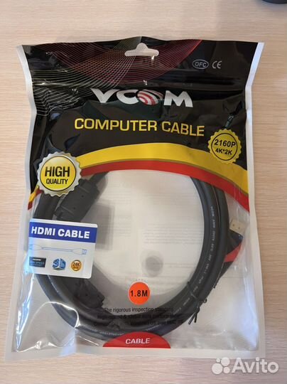 Hdmi 2.0 кабель 1.8 м