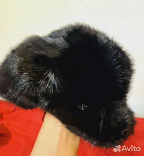 Норковая кепка женская