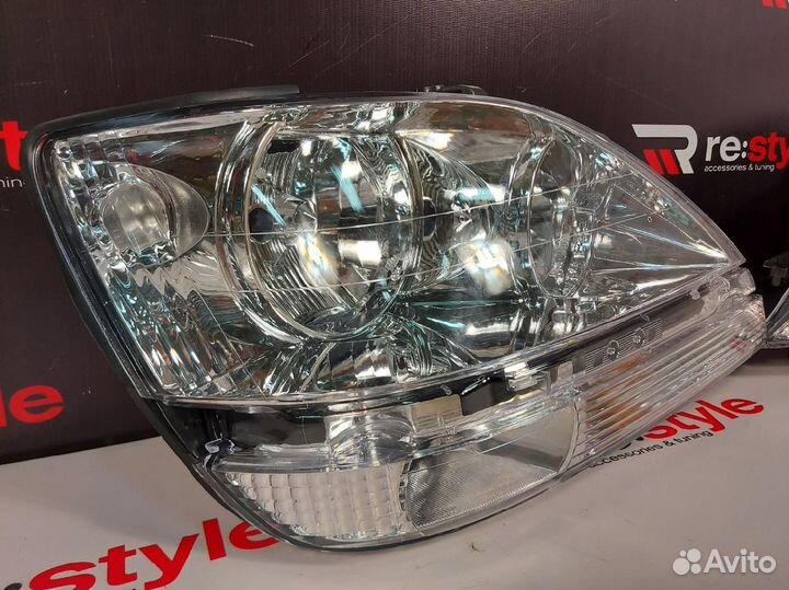 Фары Toyota Harrier 10 1997-2003 Белые K2278