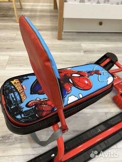 Снегокат Ника spider man/ новый
