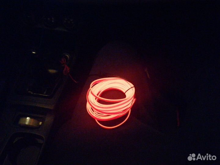 Света диодная лента в салон авто