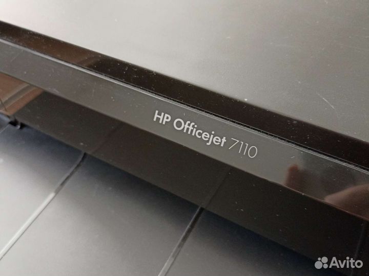 Струйный цветной принтер HP Officejet 7110 рабочий
