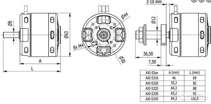 AXI 5325/16 gold line V2