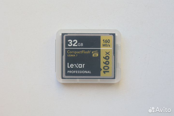 Карта памяти CompactFlash 32Gb Lexar Pro CF 1066x