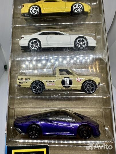 Hot wheels 5 pack с Маздой, Хондой и Датсуном