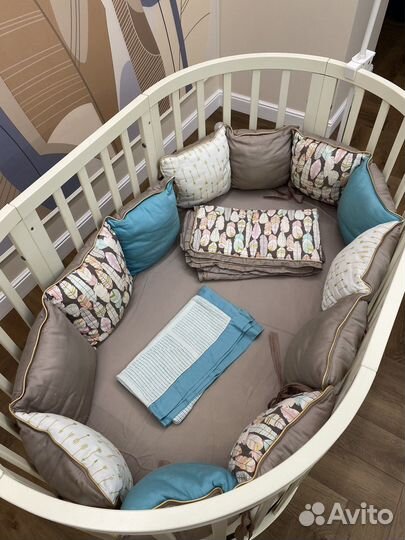 Комплект постельного белья в детскую кроватку