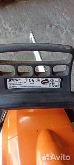 Бензопила stihl 181 с