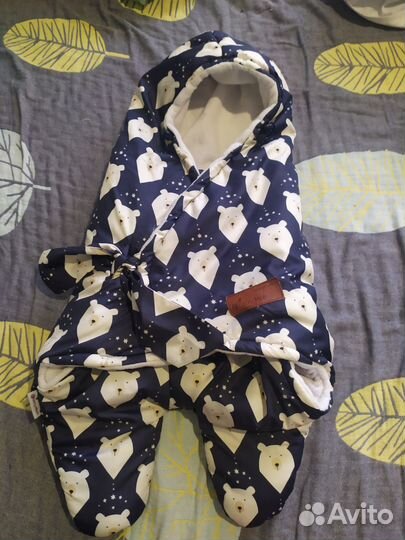 Конверт для новорожденного на выписку демисезон