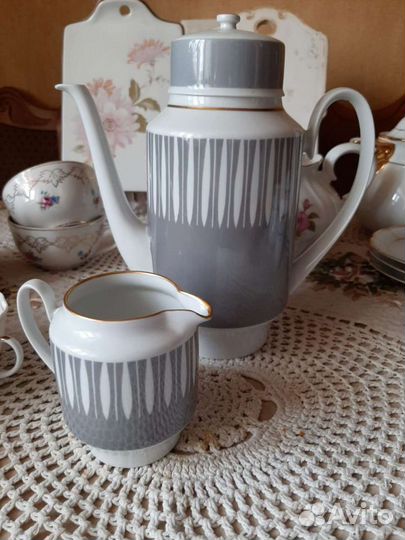 Сервиз чайный фарфор Чехословакии, Дулево